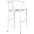 thumbnail image 5 of Meridian Furniture Beck Beige Hand Woven Rope Stool, 5 of 6