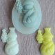 thumbnail image 3 of 5 uds molde con tema navideño molde de silicona para Fondant pastel Diy molde de jabón hecho a mano, 3 of 5