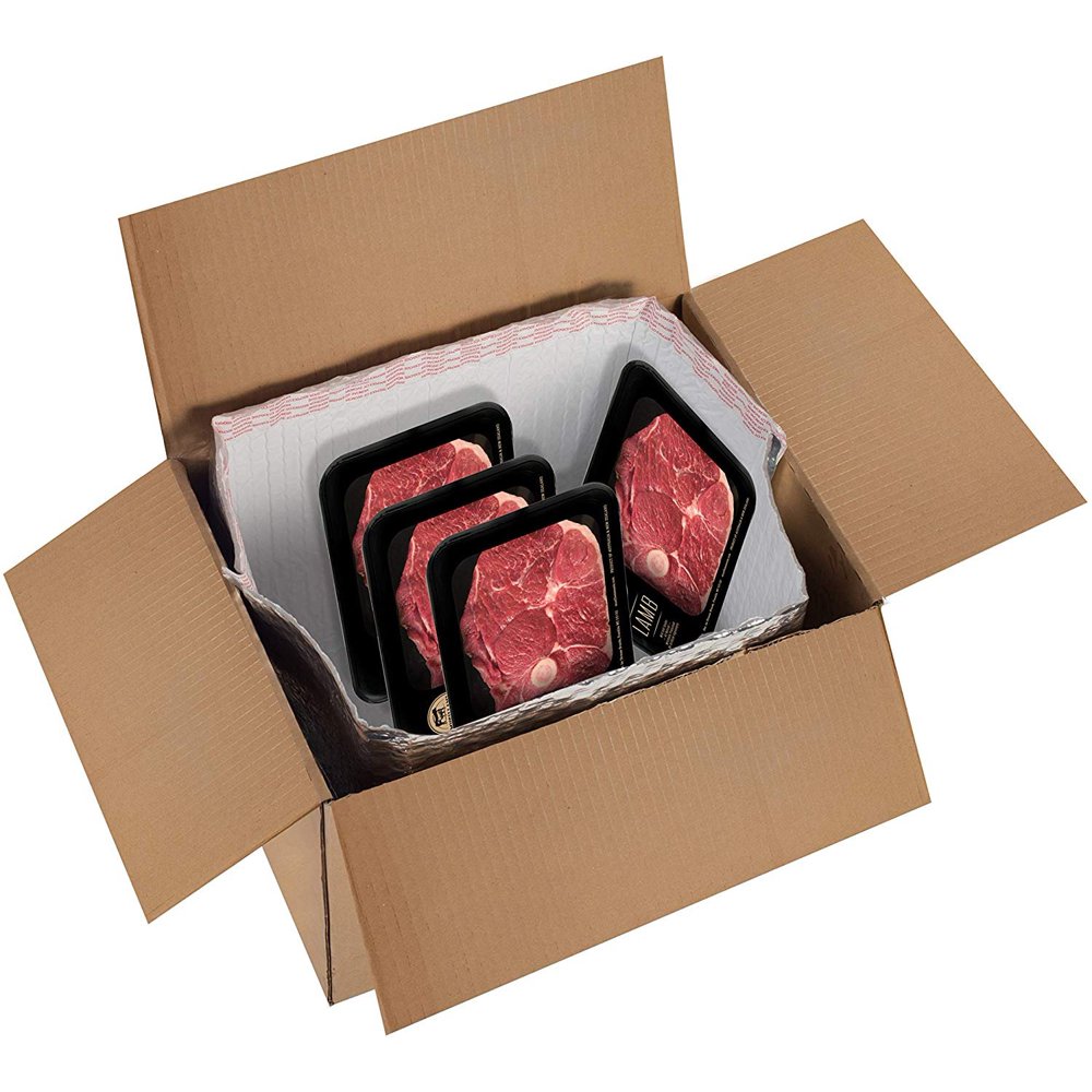 Thermal Box Liners 12x10x9 Metalized Box Liners 12 x 10 x 9 by Amiff