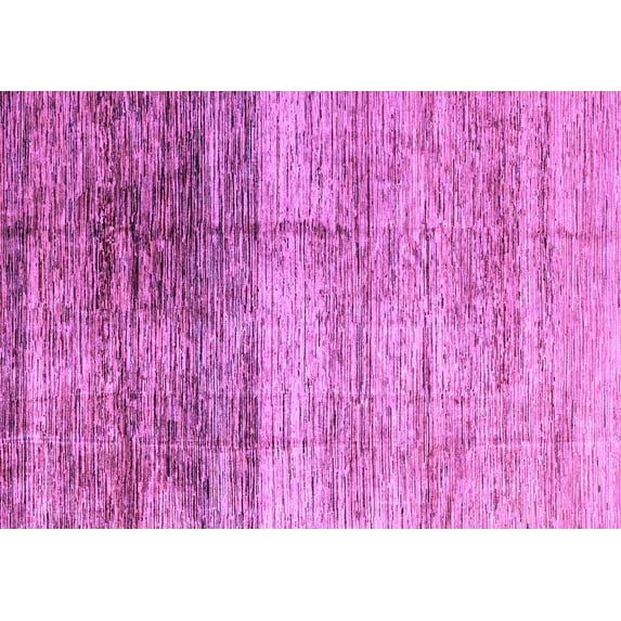 Ahgly Company Indoor Rectangle Abstract Purple Modern Area Rugs, 5' x 7'