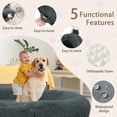 thumbnail image 4 of Orthopedic Human Dog Bed for Adult, Washable Oversize Giant Bed with Plump Pillow, Blanket, Strap 71''x45''x12, 4 of 7