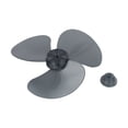 thumbnail image 4 of 12\" Plastic Fan Blade 3 Leaves for Standing Pedestal Floor Wall / Table Fanner, 4 of 9