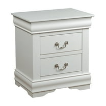 White Finish Nightstand