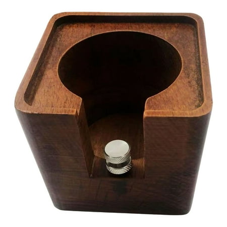

Wooden Filter Tamper Holder Espresso Tamper Mat Stand Support Base Easy to Clean - 58mm