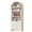 Antique White, variant on 81" Tall Arched Bookshelf, Kitchen Pantry Storage Cabinet, 6-Tier Bookcase with 2 Doors for Living Room, Kitchen, Home Office, Black