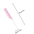 thumbnail image 2 of BRIGHTFUFU 2Ud Peine De Peluquería Rosa Con Punta De Para Estilos Y Masajes Capilares, 2 of 8