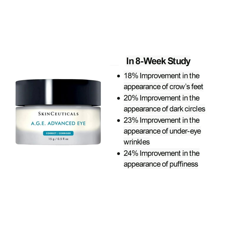 SkinCeuticals A.G.E. Advanced Eye Cream, 0.5 fl oz, Anti-Wrinkle
