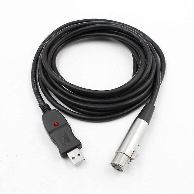 Agptek Usb Male To Xlr Female Microphone Usb Mic Link Cable New