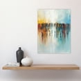thumbnail image 4 of Crowd of People Colourful Misty Abstract Painting Living Room Large Wall Art Poster Print Thick Paper 18X24 Inch, 4 of 5