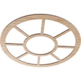 thumbnail image 2 of 28"OD x 10 1/8"ID x 3/8"T Grace Wood Fretwork Pierced Ceiling Medallion, Alder, 2 of 3