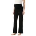 thumbnail image 2 of Ecavus Women's Maternity Straight Versatile Comfy Pants Black S, 2 of 5
