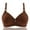 8-Coffee, variant on YWDJ Sleep Bras for Women Plus Size Lounge Bras Wireless Comfortable Bras Adjustable Straps Half Cup Push up Wrap Bras Padded Comfortable Bras Solid Sleep Bras Beige XL