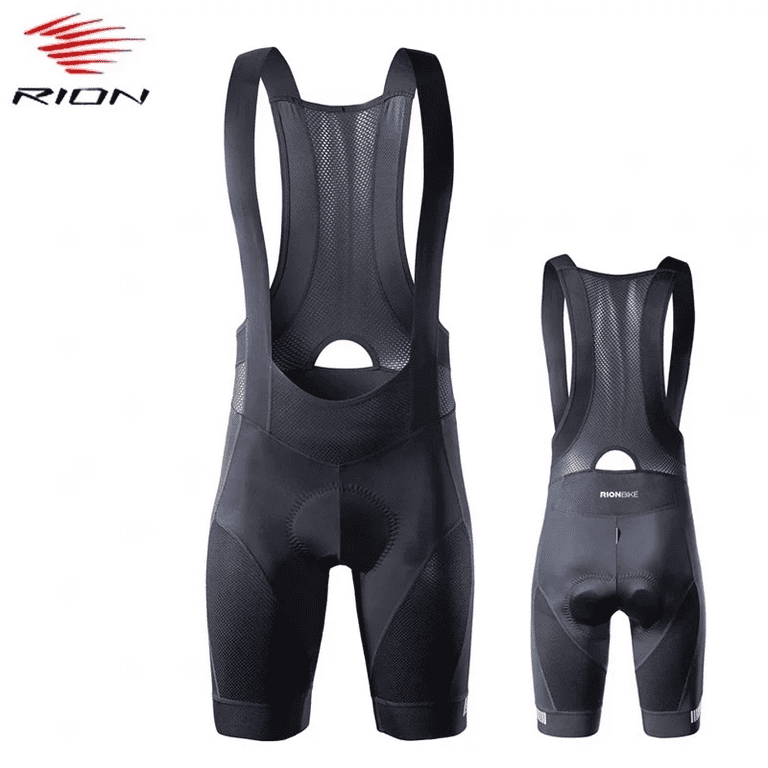 RION Men's Cycling Bib Shorts 4D Padded Bike Biking Pants