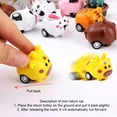 thumbnail image 4 of ZheElen 10pcs Pull Back Car Animal Creatively Charming Mini Cars Cartoon Inertia Crash Toy Parent-Child Universal Indoor Type-02 1Set, 4 of 6