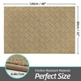 thumbnail image 6 of Floor Hug Doormat Indoor 32"x48", Front Door Mat Non-Slip for Entrance, Absorbent Resist Dirt Door Rug for Inside, Low-Profile Welcome Mat, Entryway Rug Floor Mats Machine Washable, Beige, 6 of 8