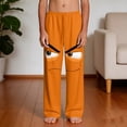 thumbnail image 5 of ATOGUTA Lounge Pants for Boy Funny Graphic Sweatpants Athletic Sports Pants for Kids Size 4T-14, Orange, 5 of 5