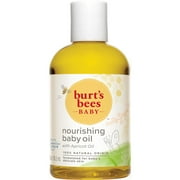Burt's Bees Baby Nourishing Baby Oil, 100% Natural Origin Baby Skin Care - 4 Ounce Bottle