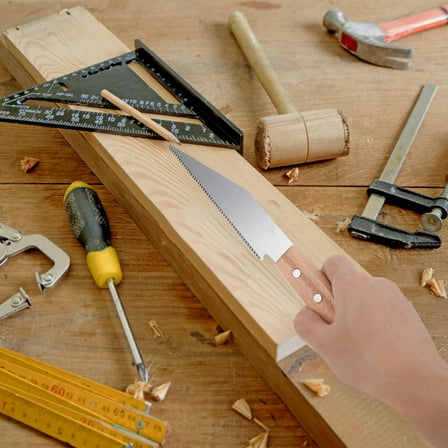 WHAMVOX High Efficiency Wood Cutting Hand Saw with Fine Teeth and Ergonomic Handle for Outdoor Use Multi
