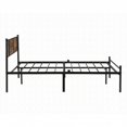 thumbnail image 3 of Queen Size metal platform bed frame,no box spring needed,black for master bedroom, 3 of 14
