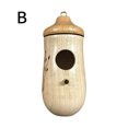thumbnail image 4 of Wooden Hummingbird House or Artificial Bird Nest Handmade Birds Egg Garden Decor, 4 of 16