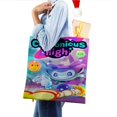 thumbnail image 4 of Cosmonious High Bolso de tela con estampado de lienzo para mujer, bolsa de compras reutilizable y estética, con cremallera interior, regalo para mujer, 35 × 40 cm., 4 of 6