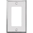 thumbnail image 1 of Jackson Deerfield 8CS117 Pro-Plate Steel Single Rocker/GFI Wall Plate, Chrome Finish, 1 of 3