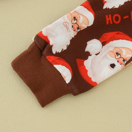 

TOWED22 Baby Girls Boys Christmas Outfit Christmas Baby Boys Clothes My 1st Christmas Rompers Bodysuit Santa Claus Pants with Christmas Hat Red
