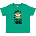 thumbnail image 3 of Inktastic Monkey I Love Hanging out with My Cousin Boys or Girls Baby T-Shirt, 3 of 5