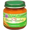 Nature's Goodness: Carrots Baby Food, 4 oz