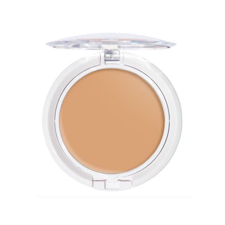 Jcat Beauty 1 Skin Bloom Cream To Powder Compact [ SBC106 : Tan ] Foundation & Zipper Bag