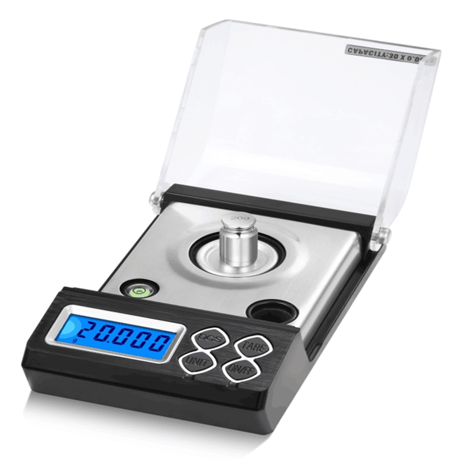 20g 30g 50g 0.001g Precision Electronic Jewelry Scales Gold Germ Balance Carat Milligram Scale ,Multiple Accessories