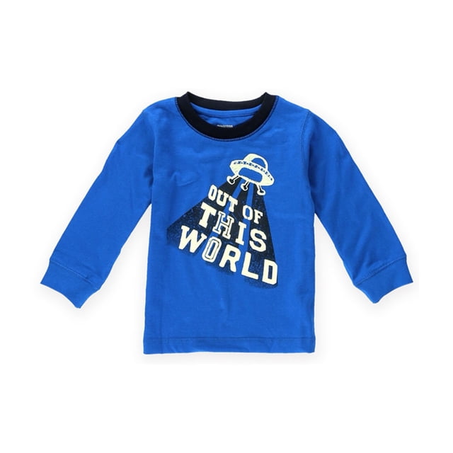 Camiseta gráfica Gymboree Boys Out Of This World, azul, 18-24 meses