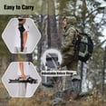 thumbnail image 6 of REDCAMP Portable Tripod Stool for Camping, Hiking, Sports - 2 Pack Lightweight Foldable Camp Seat, 600D Oxford, Black, 6 of 9