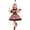 Red, variant on Halloween Circus Clown Costume Set with Colorful Patterned Jumpsuit and Hat for Carnival Stage Performance and Spooky Party Role Play Black
