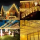 thumbnail image 5 of Street Garland On The House Christmas Decorations Ornaments LED Festoon Icicle Oudoor Curtain Light 2024 New Year Holiday Decor, 5 of 5