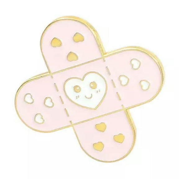 K-KED Medicine Enamel Pin Badge Pharmacy Heart Brooches for Nurse Doctors Lapel Pin *-1