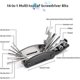 thumbnail image 4 of Ycle Tool Kit, 16 In 1 Screwdriver Repair Tool, With Tire Levers, Ycle Pump, Metal Rasp And Patch Kit,3109, 4 of 4