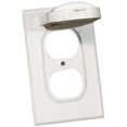 thumbnail image 1 of Un Gang Couvre Résistant aux Intempéries - Réceptacle Duplex Vertical Blanc, 1 of 1