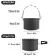 thumbnail image 2 of Outdoor Portable Camping Cookware Set Hiking Pans Pot Mess Kit for 5-6 Person, 2 of 5