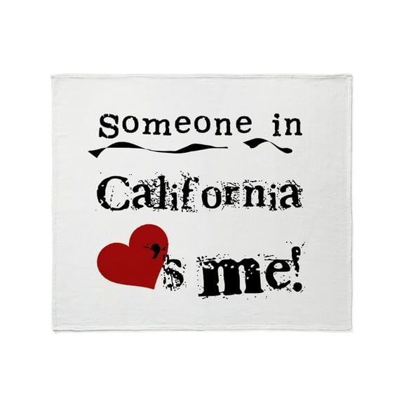 CafePress - Someone In California Throw Blanket - Soft Fleece Throw Blanket, 50"x60" for All Ages