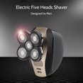 thumbnail image 3 of Afeitadora eléctrica multifuncional para hombre, 5 cabezales, afeitadora, recargable, lavable Labymos  Natural, 3 of 7