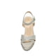 thumbnail image 3 of Sandalias de Tacón Grueso de 8 cm con Brillo Plateado para Mujer DREAM PAIRS, 3 of 6