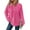 D_ Hot Pink, variant on Womens Hoodies Casual Long Sleeve Drawstring Waffle Pullover Tops Half Zip Loose Hooded Sweatshirt with Pocket White XXL