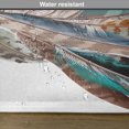 thumbnail image 6 of Ambesonne Animal Place Mats Set of 4, Contour Feather Fashion, Standard Size, Teal Brown, 6 of 6