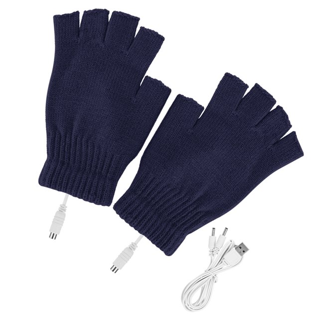 Guantes USB Mujer Hombre Eléctrico Calentamiento Térmico para Deportes Esquí Azul Sywqhk Para Estrenar