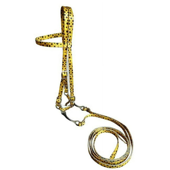 Showman Sunflower Print Nylon Browband Bridle