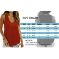 thumbnail image 6 of MOSHU Tank Tops for Women Flowy Deep V Neck Women Shirts Loose Fit Summer Sleeveless Tops, 6 of 9