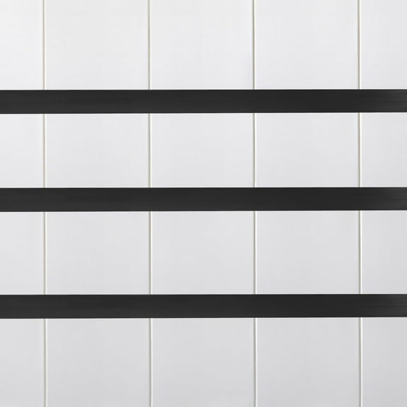 DECOMELODY 2Pcs Caulk Tape For Bathtub Black PVC For Kitchen Renovation Seal Gaps Prevent Water Seepage