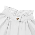 thumbnail image 5 of Girls Long Sleeve Shirts Stand Collar Button Down Ruffled Blouse Casual Stylish Versatile Cute Tops, 5 of 6