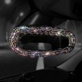 thumbnail image 1 of LAICAIW Bling Rhinestones Rear-View Mirror Cover Elastic fit Car for Women or Girls, 1 of 2